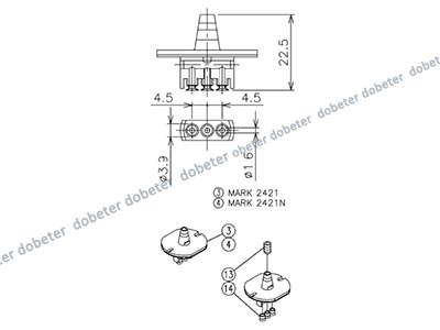 panasonic CM402 nozzle 2421 CM402 KCFX05CTA00